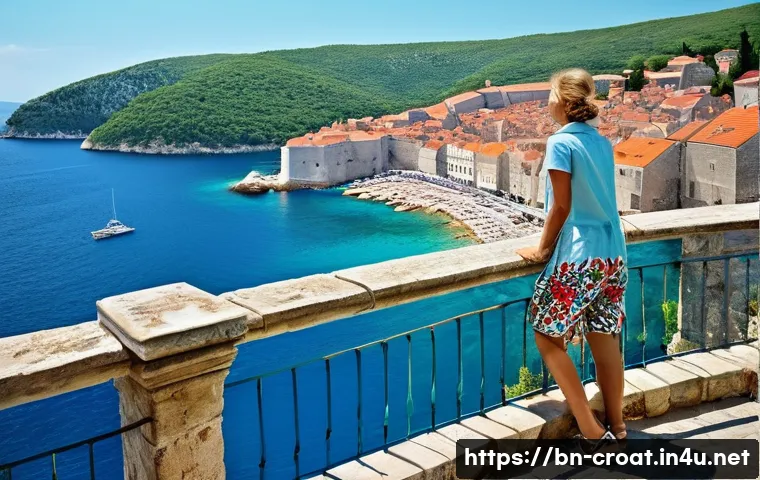 크로아티아 여행 시 코로나 관련 규정 - **Prompt 1: Croatian Coastal Charm**
    "A picturesque, sun-drenched view of a historic Croatian co...